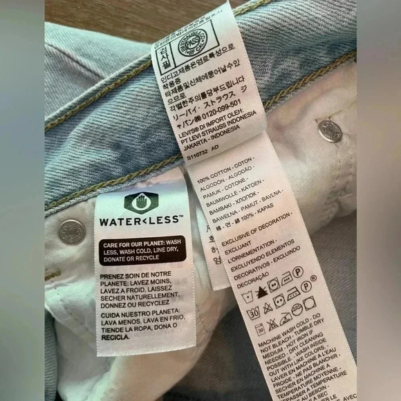 Levi’s Low Pro Straight Jeans Size 31 Light Wash - Picture 8 of 10